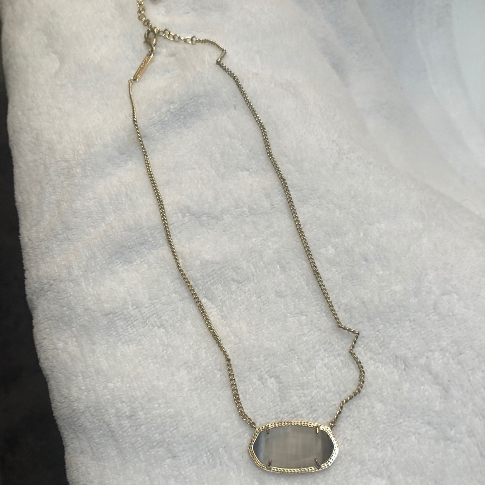 Kendr Scott necklace - Slate